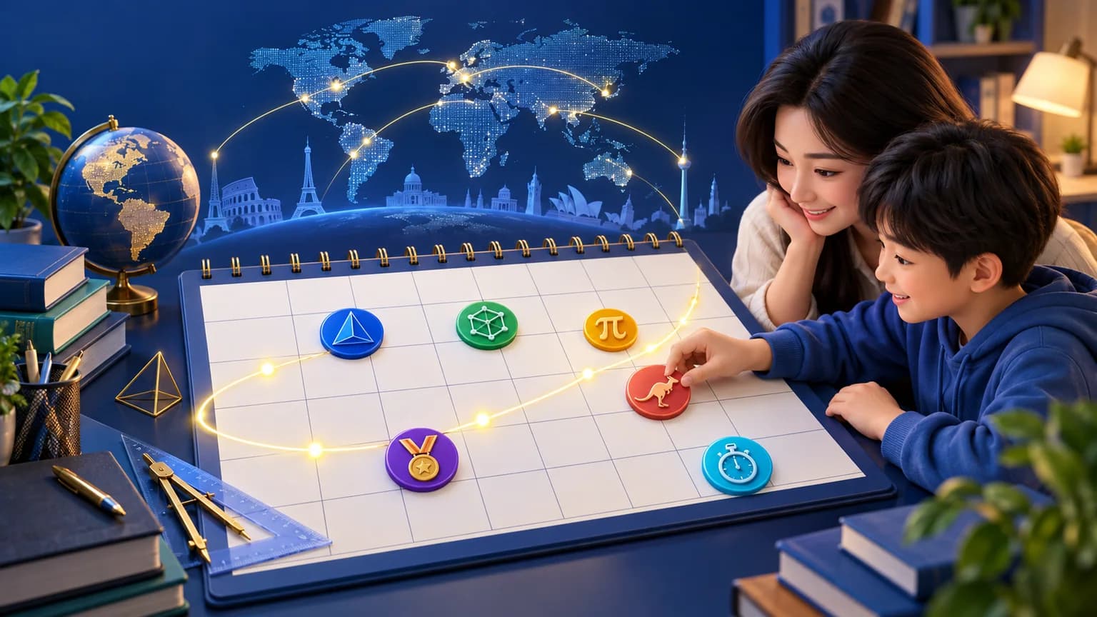Lịch thi Toán quốc tế 2026–2027 và đếm ngược